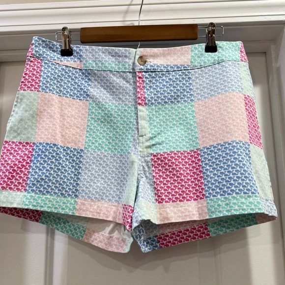 Vineyard Vines 🐳 for Target Patchwork Women's Whale Shorts Size 10 - Picture 2 of 12